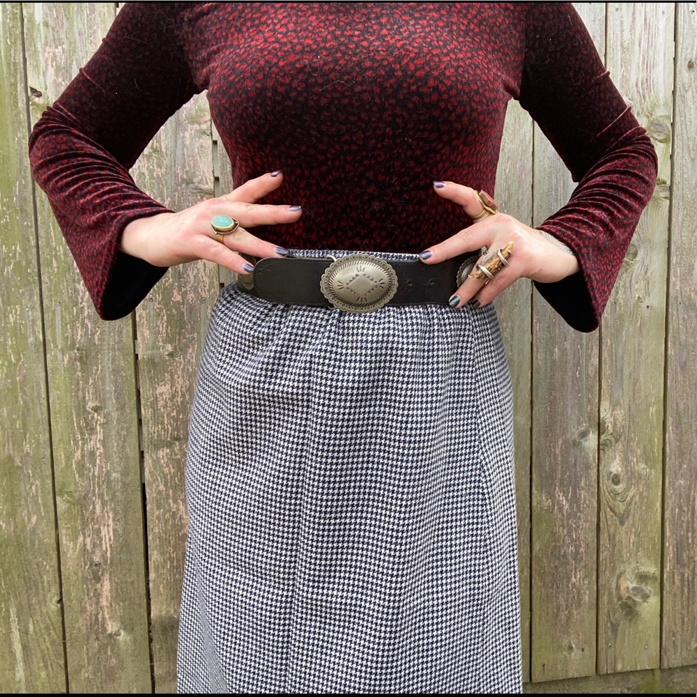 • v i n t a g e • houndstooth midi - Picture 5 of 7